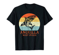 Anguilla West Indies Tribal Shark T-Shirt - Custom Art Print Men Women - T-Shirt, Sweatshirt, Hoodie