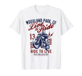 Woodland Park Colorado Motorcycle Skull T-Shirt - Trendy Graphic Unisex - T-Shirt, Sweatshirt, Hoodie