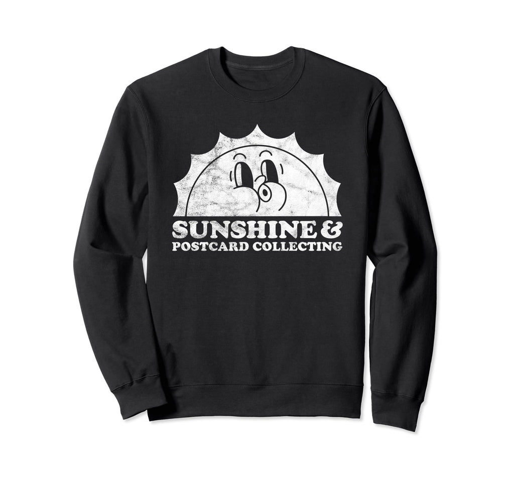 Sunshine And Postcard Collecting Sweatshirt - Minimalist Print Men Women - T-Shirt, Sweatshirt, Hoodie