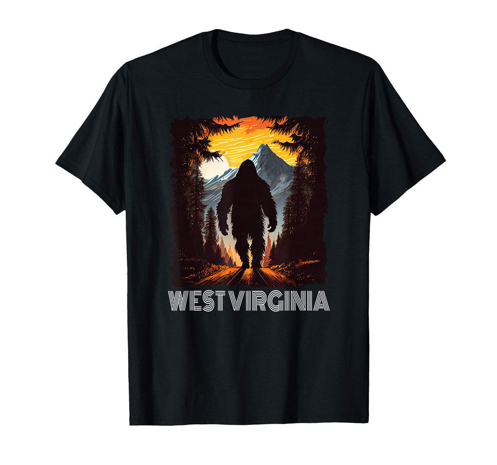 West Virginia Sunset 70S Hiking T-Shirt - Aesthetic Graphic Men Women - T-Shirt, Sweatshirt, Hoodie