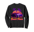 Beach Please Futuristic Vaporwave Sweatshirt - Minimalist Print Men Women - T-Shirt, Sweatshirt, Hoodie