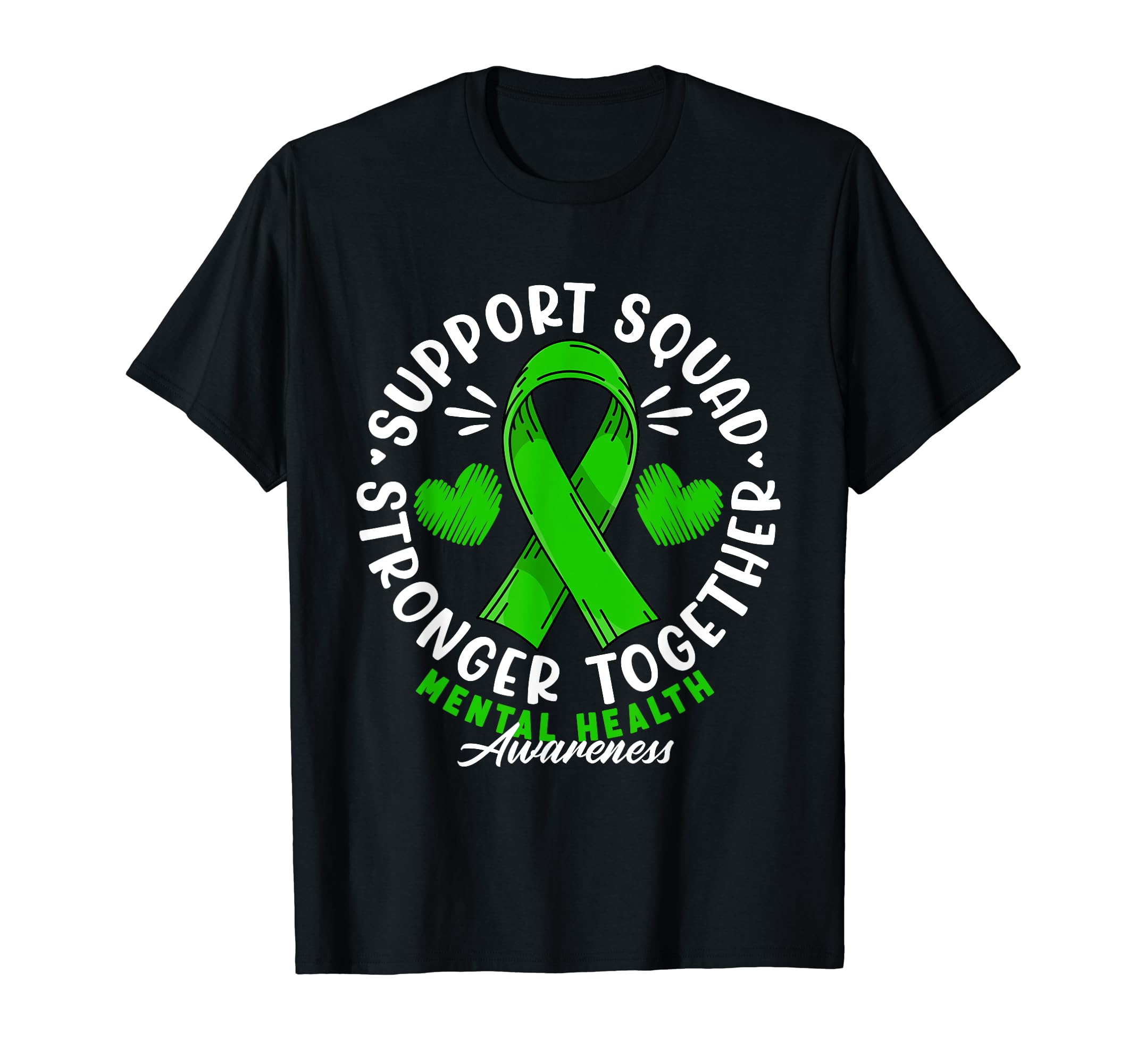 Support Awareness Squad I Depression T-Shirt - Aesthetic Graphic Men Women - T-Shirt, Sweatshirt, Hoodie