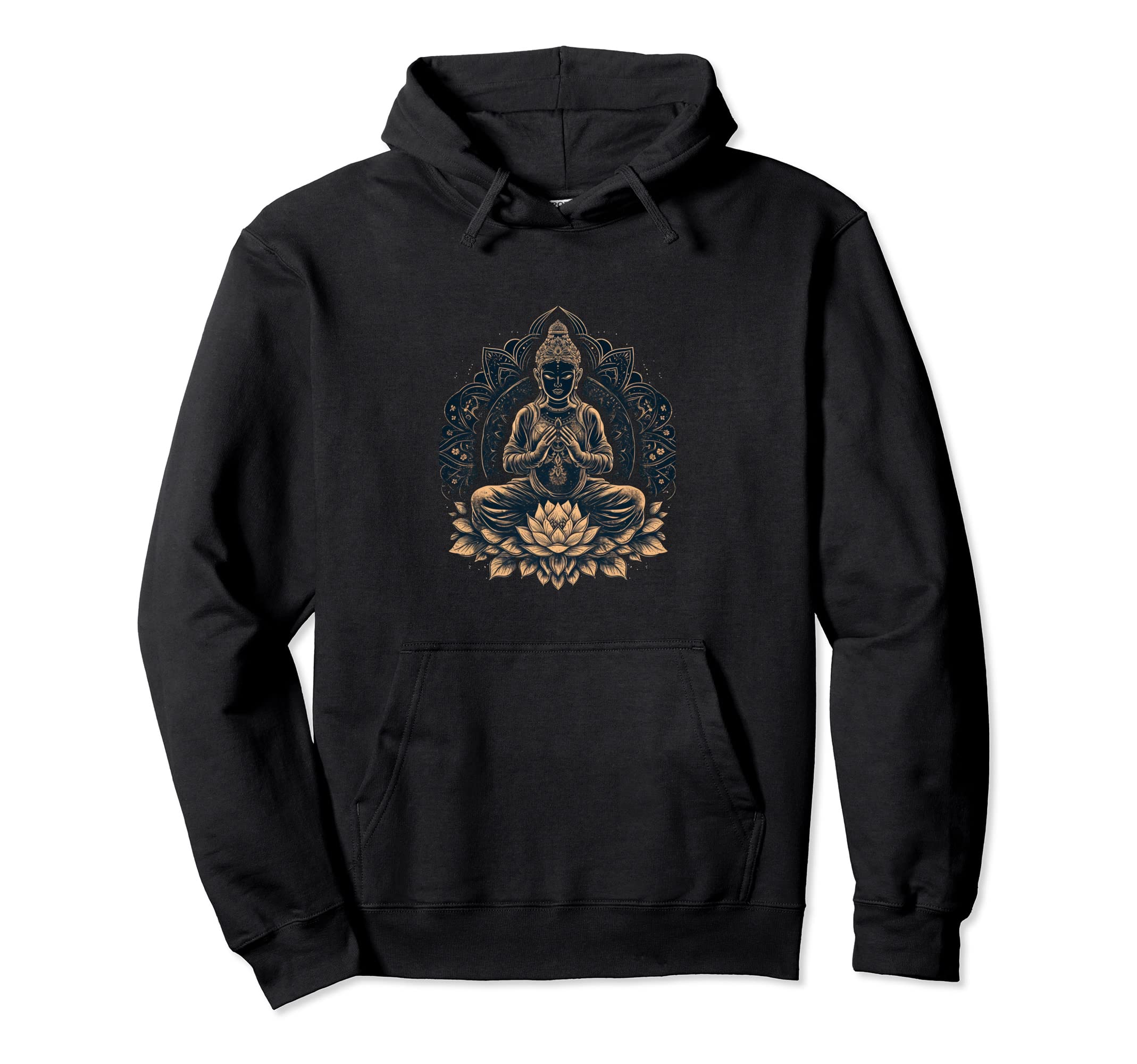 Yoga Meditation Lotus Flowers Namaste Hoodie - Graphic Print Unisex - T-Shirt, Sweatshirt, Hoodie