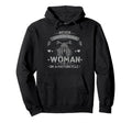 Never Underestimate Motorcycle Biker Hoodie - Graphic Print Men Women - T-Shirt, Sweatshirt, Hoodie