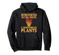 Introverted But Will Discuss Carnivorous Hoodie - Custom Art Print Unisex - T-Shirt, Sweatshirt, Hoodie