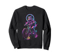 Synthwave Cat Bike Rider 80S 90S Sweatshirt - Streetwear Style for Adults - T-Shirt, Sweatshirt, Hoodie