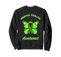 Mental Health Warrior Mental Sweatshirt - Minimalist Print for Adults - T-Shirt, Sweatshirt, Hoodie