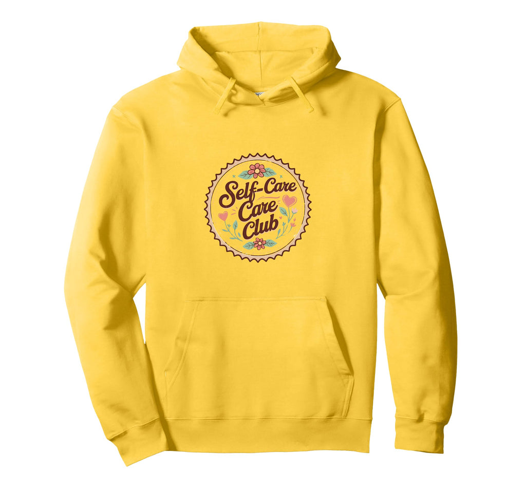Floral Mental Health Awareness Self Hoodie - Custom Art Print for Adults - T-Shirt, Sweatshirt, Hoodie