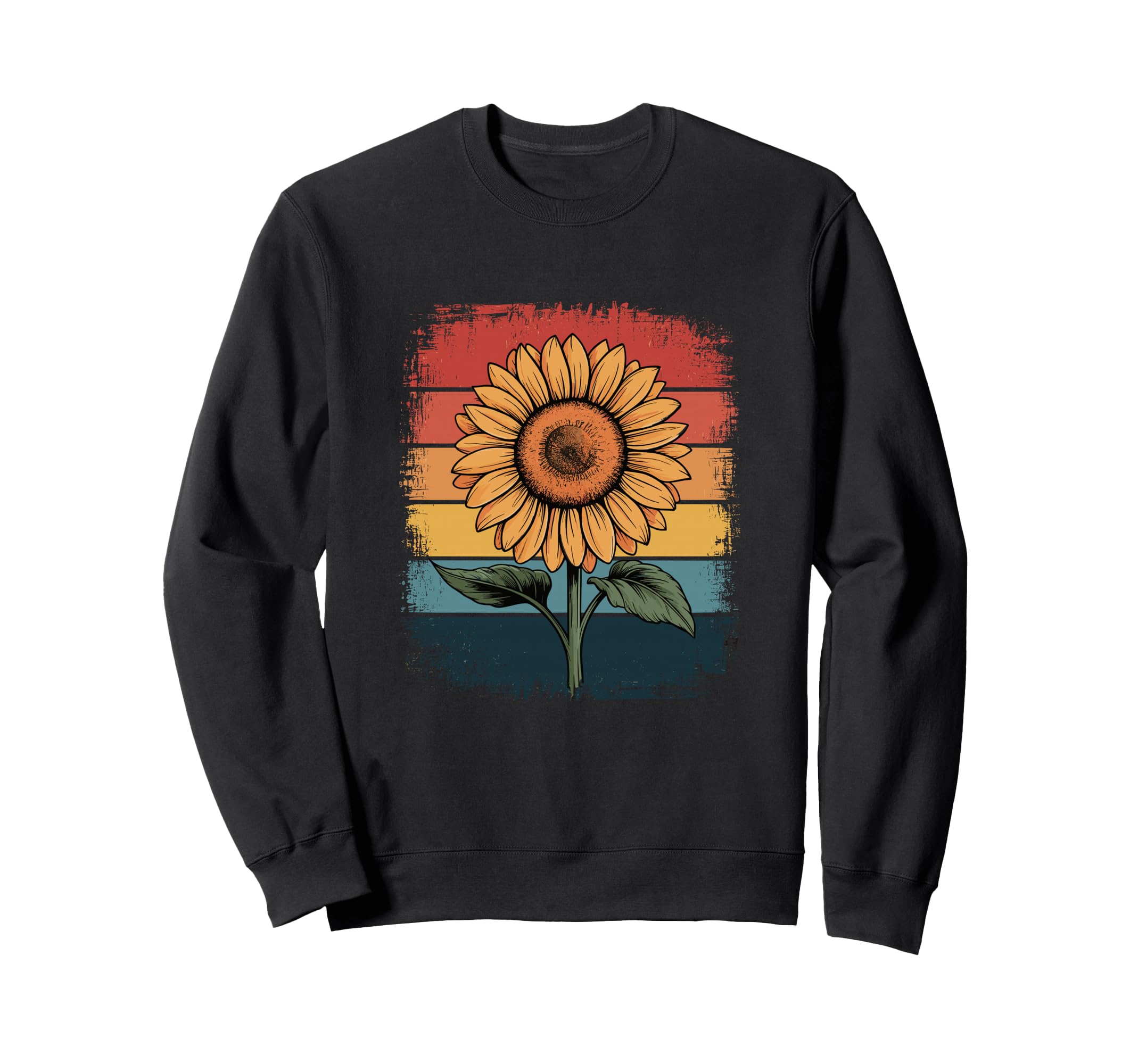 Sunflower Art Nature And Sweatshirt - Streetwear Style for Adults - T-Shirt, Sweatshirt, Hoodie