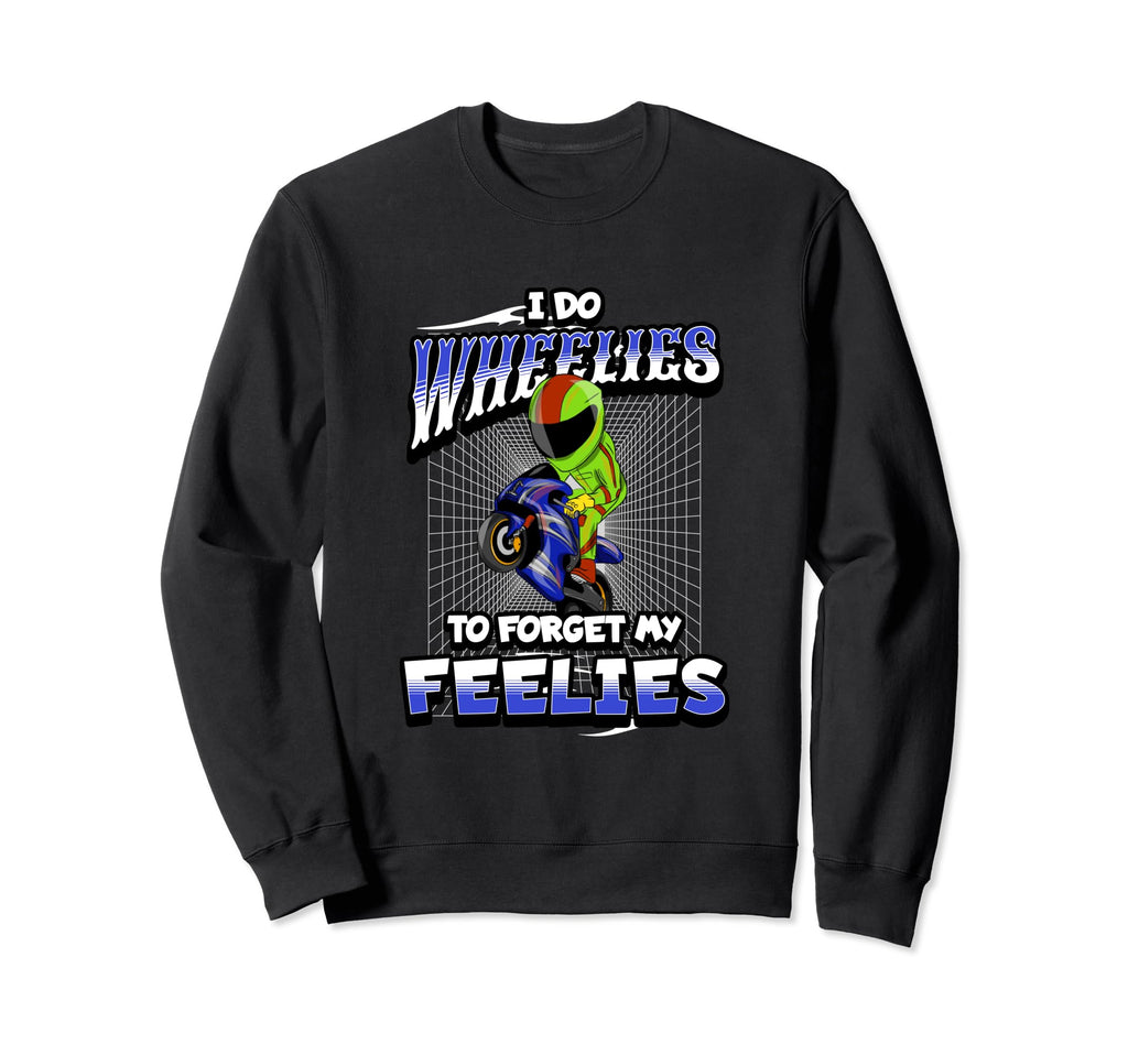 Biker Motorcycle Motorcycle Sweatshirt - Casual Everyday Wear for Adults - T-Shirt, Sweatshirt, Hoodie