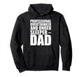 Professional Overthinker Under Sleeper Hoodie - Unique Graphic Men Women - T-Shirt, Sweatshirt, Hoodie