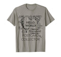 Postcard Collector Deltiologist Hobby T-Shirt - Custom Art Print Unisex - T-Shirt, Sweatshirt, Hoodie