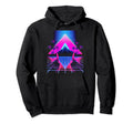 Synthwave Pyramid Cyberpunk 80S Sci Fi Hoodie - Graphic Print for Adults - T-Shirt, Sweatshirt, Hoodie