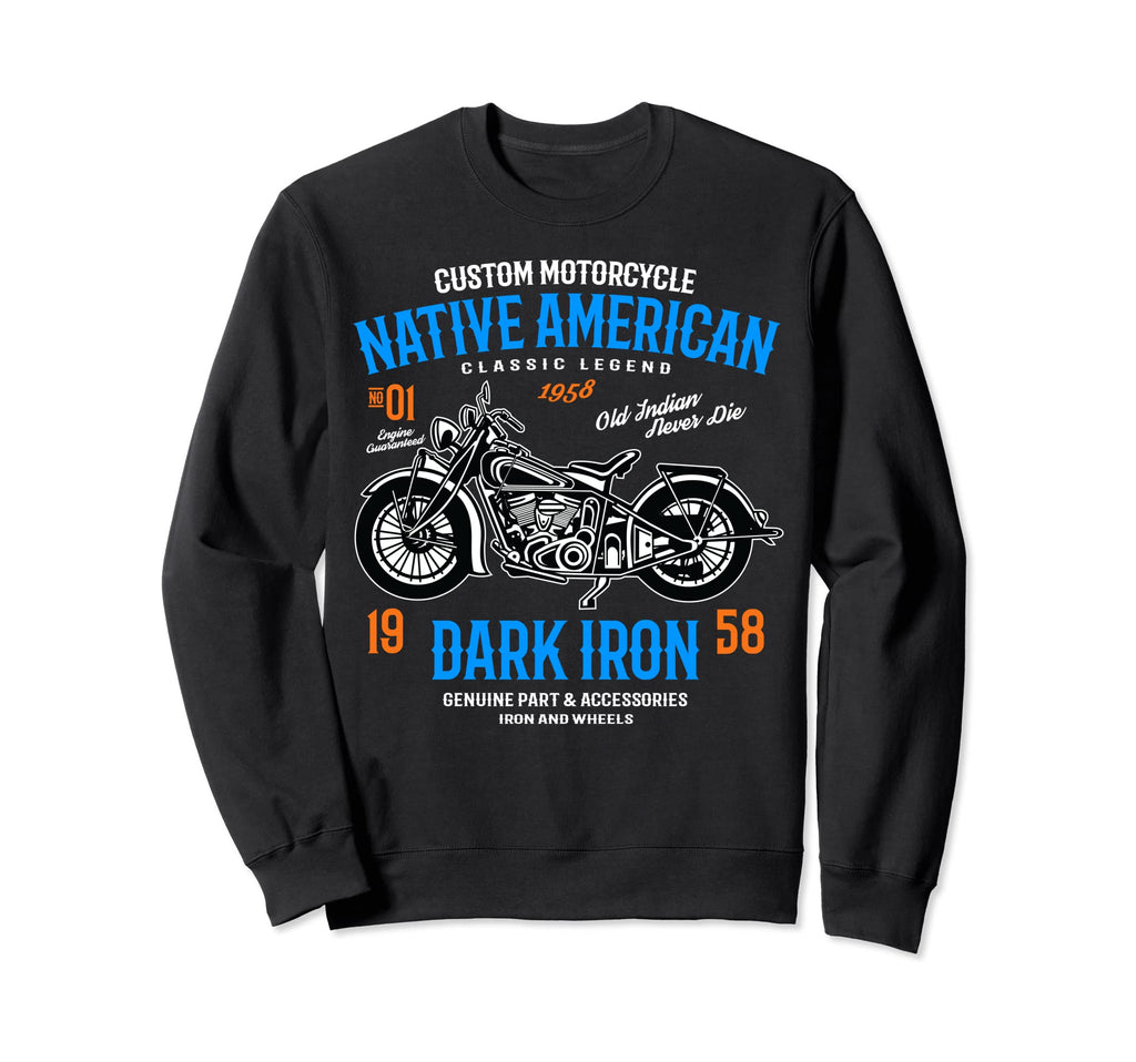Motorcycle 50S Chopper Bike Sweatshirt - Casual Everyday Wear for Adults - T-Shirt, Sweatshirt, Hoodie