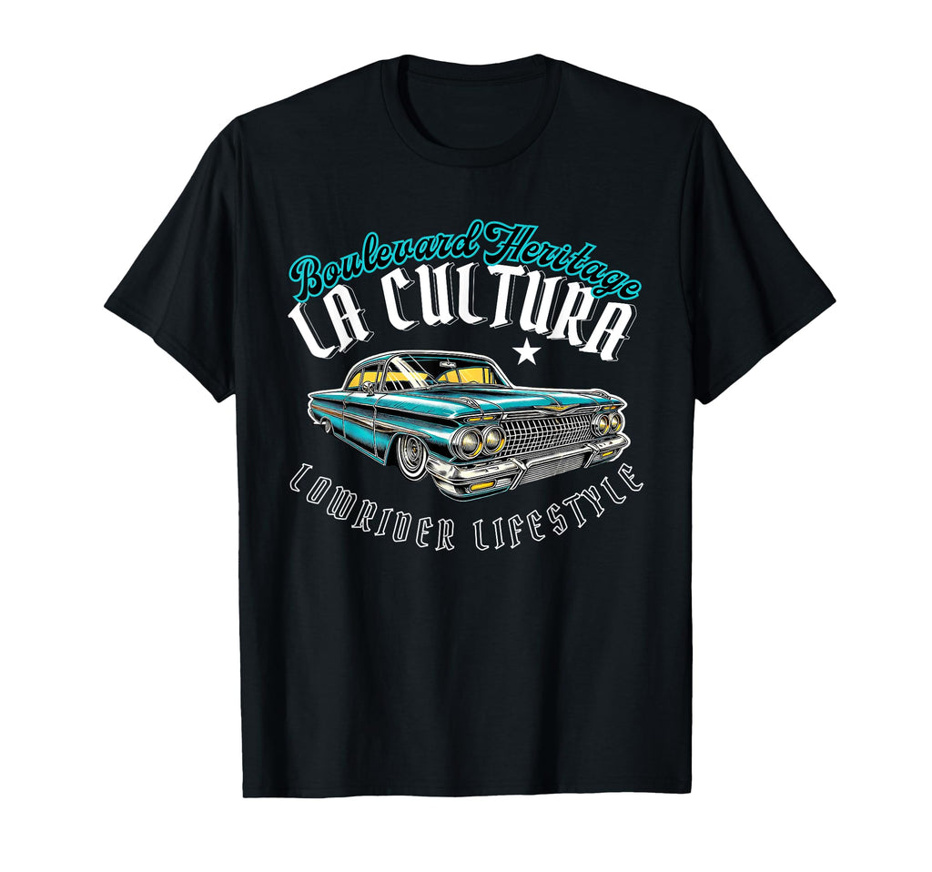Chicano Mexican Culture Lowrider La T-Shirt - Graphic Print for Adults - T-Shirt, Sweatshirt, Hoodie