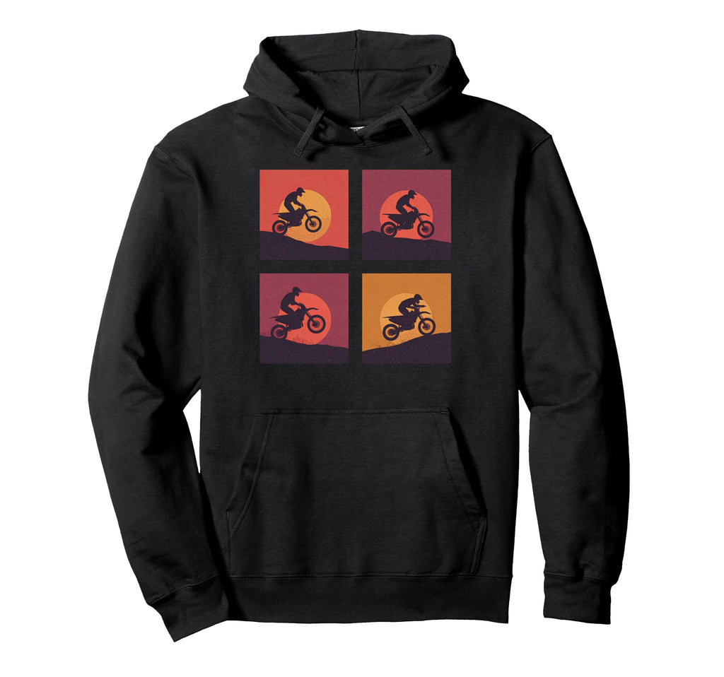 Motocross Collage Dirt Bike Lovers Hoodie - Graphic Print Unisex - T-Shirt, Sweatshirt, Hoodie