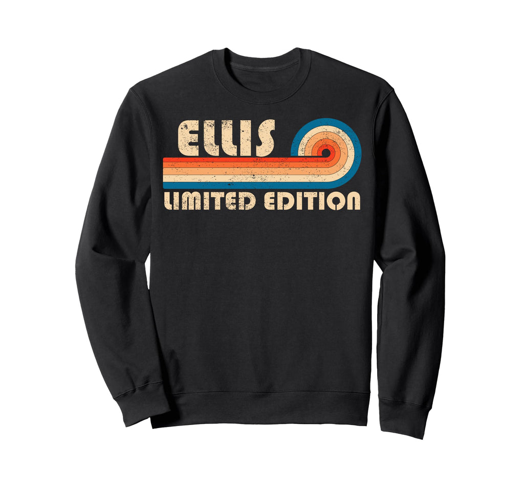 Ellis 70S 80S Sunset Stripe Sweatshirt - Novelty Apparel Unisex - T-Shirt, Sweatshirt, Hoodie