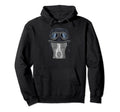 Pumi Wearing Motorcycle Helmet Hoodie - Trendy Graphic for Adults - T-Shirt, Sweatshirt, Hoodie