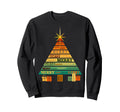 Colorful Holiday Tree Sunset Sweatshirt - Minimalist Print for Adults - T-Shirt, Sweatshirt, Hoodie