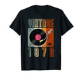 1972 Record Player 49Th Birthday Vinyl T-Shirt - Streetwear Style Unisex - T-Shirt, Sweatshirt, Hoodie