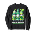 Gnome One Fights Alone Mental Health Sweatshirt - Aesthetic Graphic Unisex - T-Shirt, Sweatshirt, Hoodie