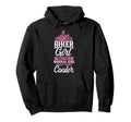 Motorcycle Biker Female Biker Just Hoodie - Casual Everyday Wear Men Women - T-Shirt, Sweatshirt, Hoodie
