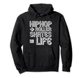 Hip Hop Roller Skates Life Old School Hoodie - Novelty Apparel for Adults - T-Shirt, Sweatshirt, Hoodie
