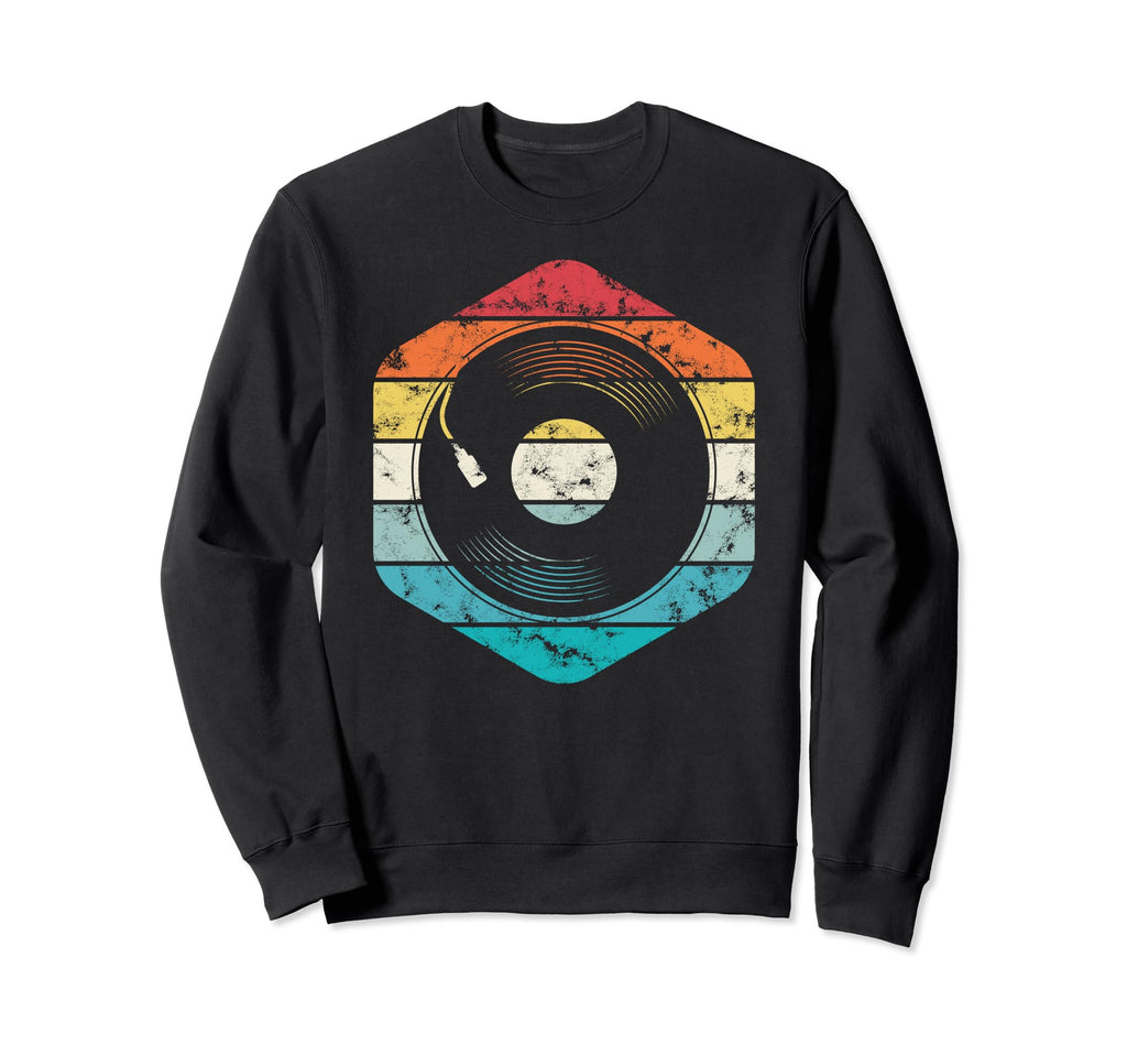 Vinyl Music Record Player Collection Sweatshirt - Trendy Graphic Unisex - T-Shirt, Sweatshirt, Hoodie