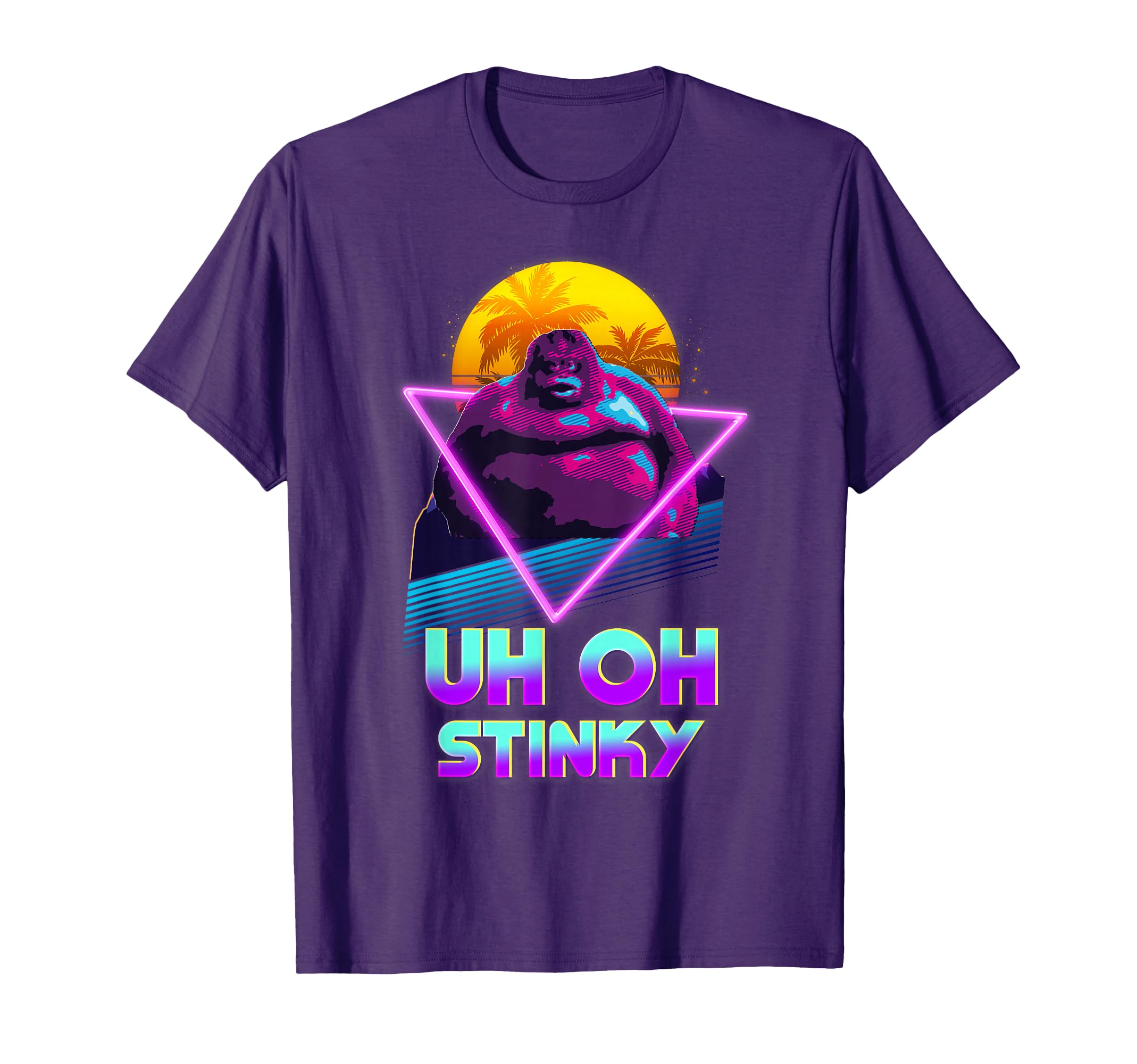 Uh Oh Stinky Poop Le Monke 80S T-Shirt - Aesthetic Graphic for Adults - T-Shirt, Sweatshirt, Hoodie