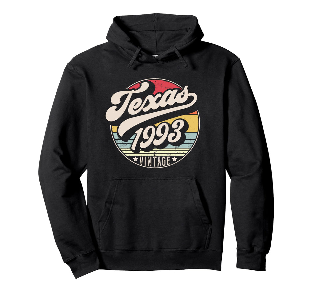 Texas 1993 Birthday Sunset Hoodie - Novelty Apparel for Adults - T-Shirt, Sweatshirt, Hoodie