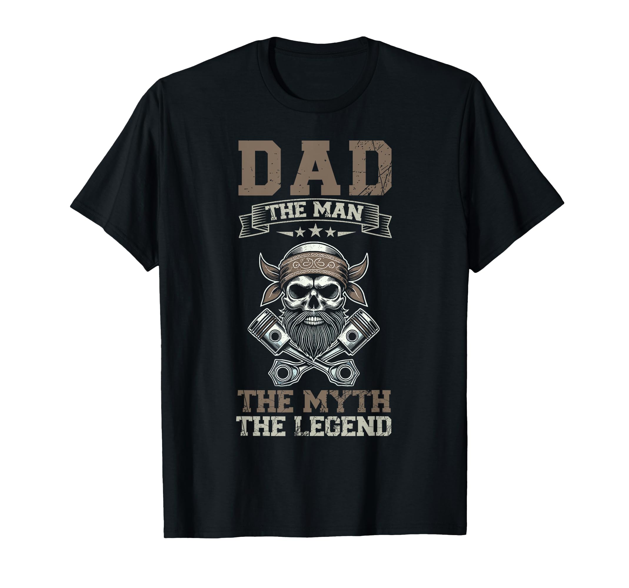 Dad Myth Legend Motorcycle Rider Dad T-Shirt - Graphic Print Unisex - T-Shirt, Sweatshirt, Hoodie