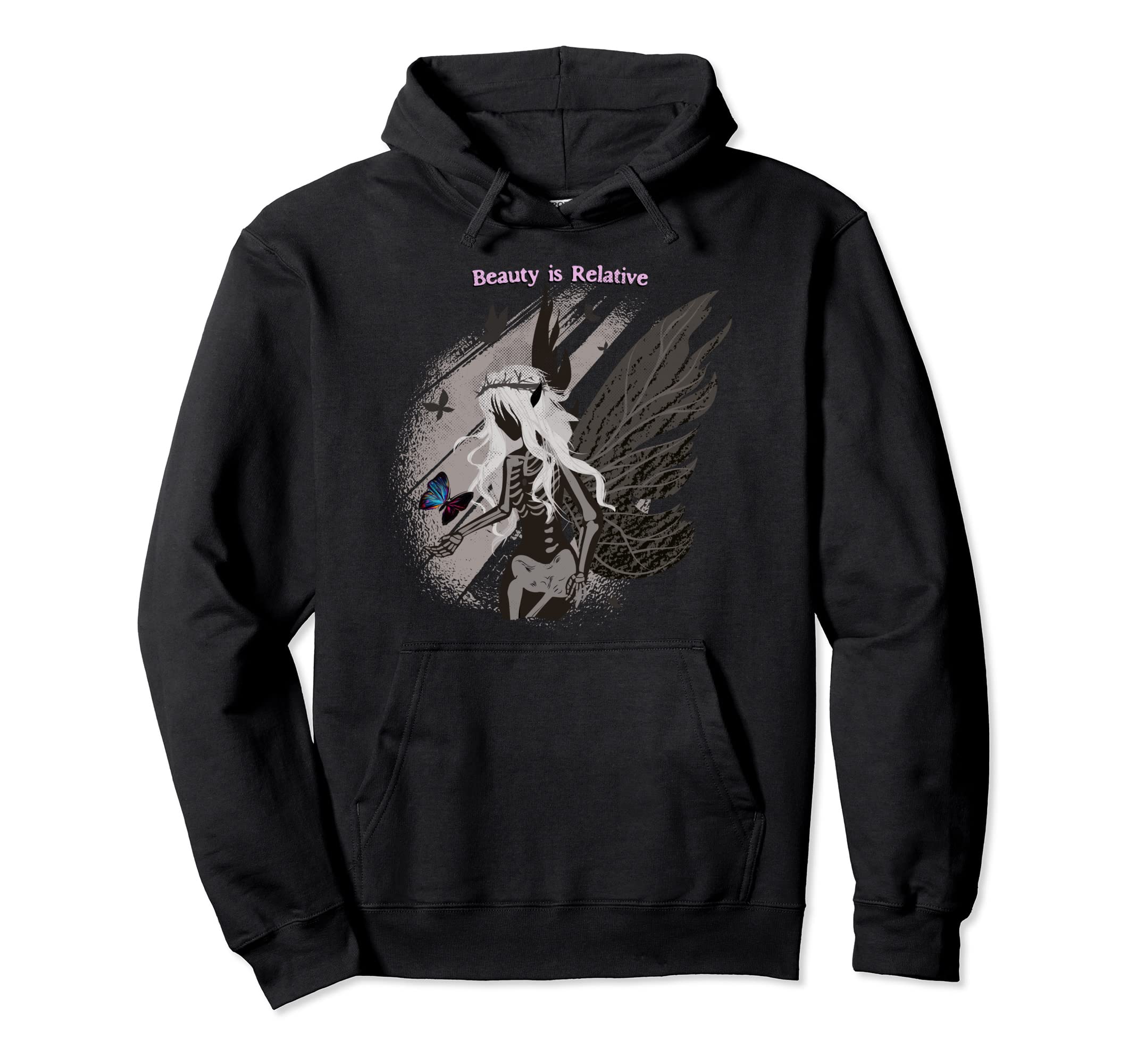 Anime Anti Social Pastel Goth Hoodie - Casual Everyday Wear for Adults - T-Shirt, Sweatshirt, Hoodie