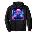Synthwave Retrowave Outrun 80S Sports Hoodie - Unique Graphic for Adults - T-Shirt, Sweatshirt, Hoodie