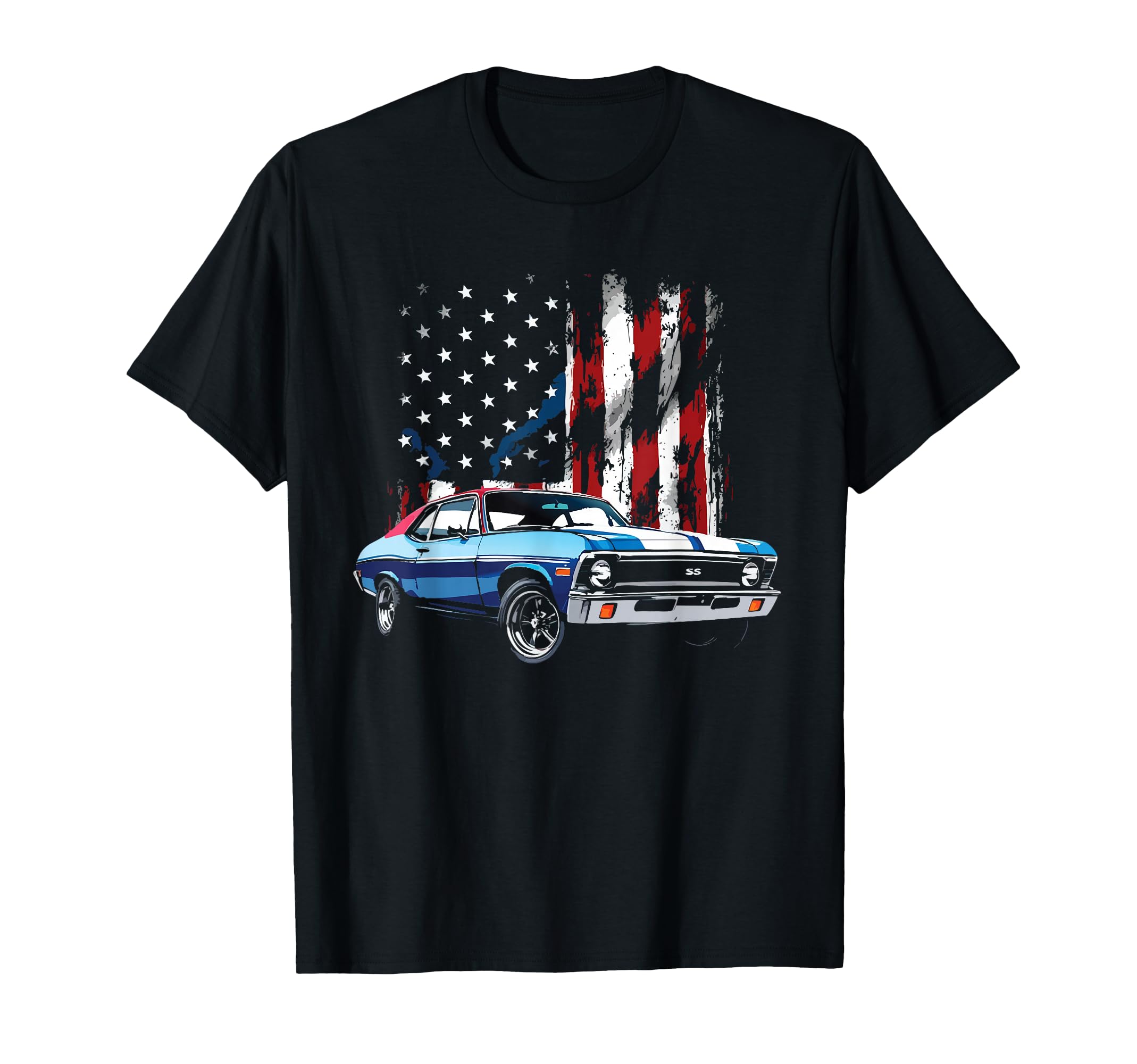 Nova Ss 69 Nova Muscle Car T-Shirt - Aesthetic Graphic for Adults - T-Shirt, Sweatshirt, Hoodie