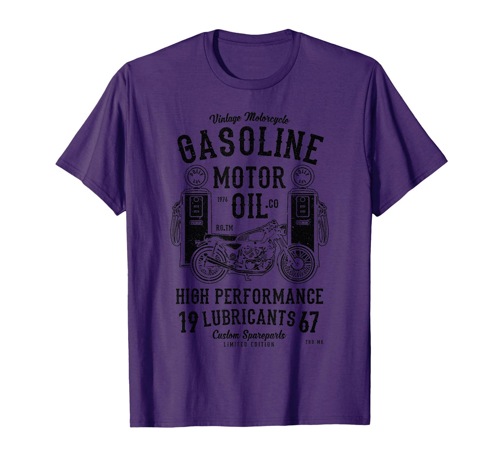 Motorcycle Gasoline Motor Oil Garage T-Shirt - Streetwear Style for Adults - T-Shirt, Sweatshirt, Hoodie