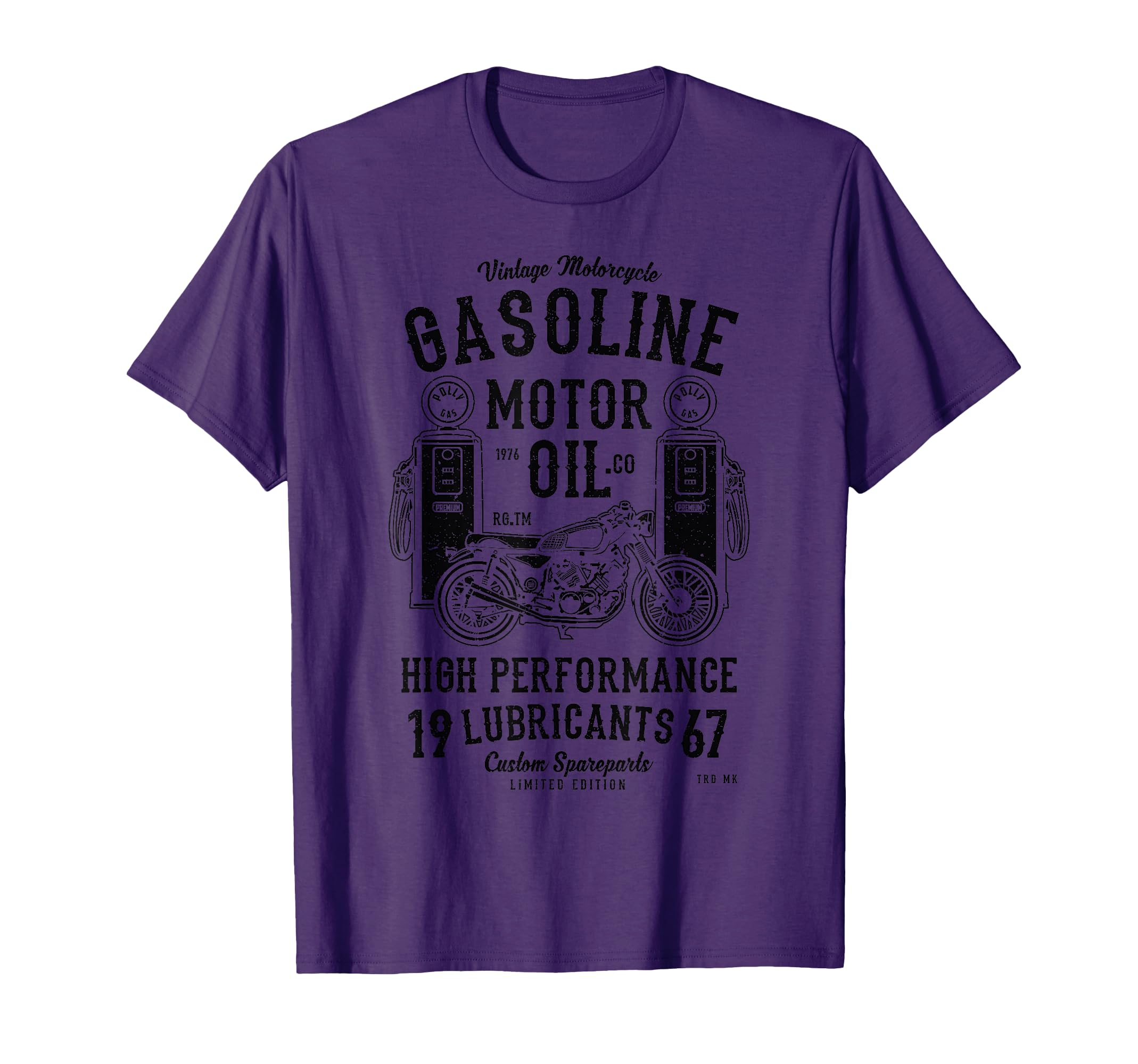 Motorcycle Gasoline Motor Oil Garage T-Shirt - Streetwear Style for Adults - T-Shirt, Sweatshirt, Hoodie