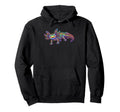 Groovy Axolotl Hippy Colorful Amphibian Hoodie - Novelty Apparel Unisex - T-Shirt, Sweatshirt, Hoodie
