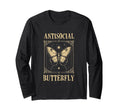 Antisocial Butterfly T-Shirt - Fun Novelty Design for Adults - T-Shirt, Sweatshirt, Hoodie