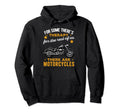 Funny Some Theres Therapy Motorcycle Rider Hoodie - Custom Art Print Unisex - T-Shirt, Sweatshirt, Hoodie