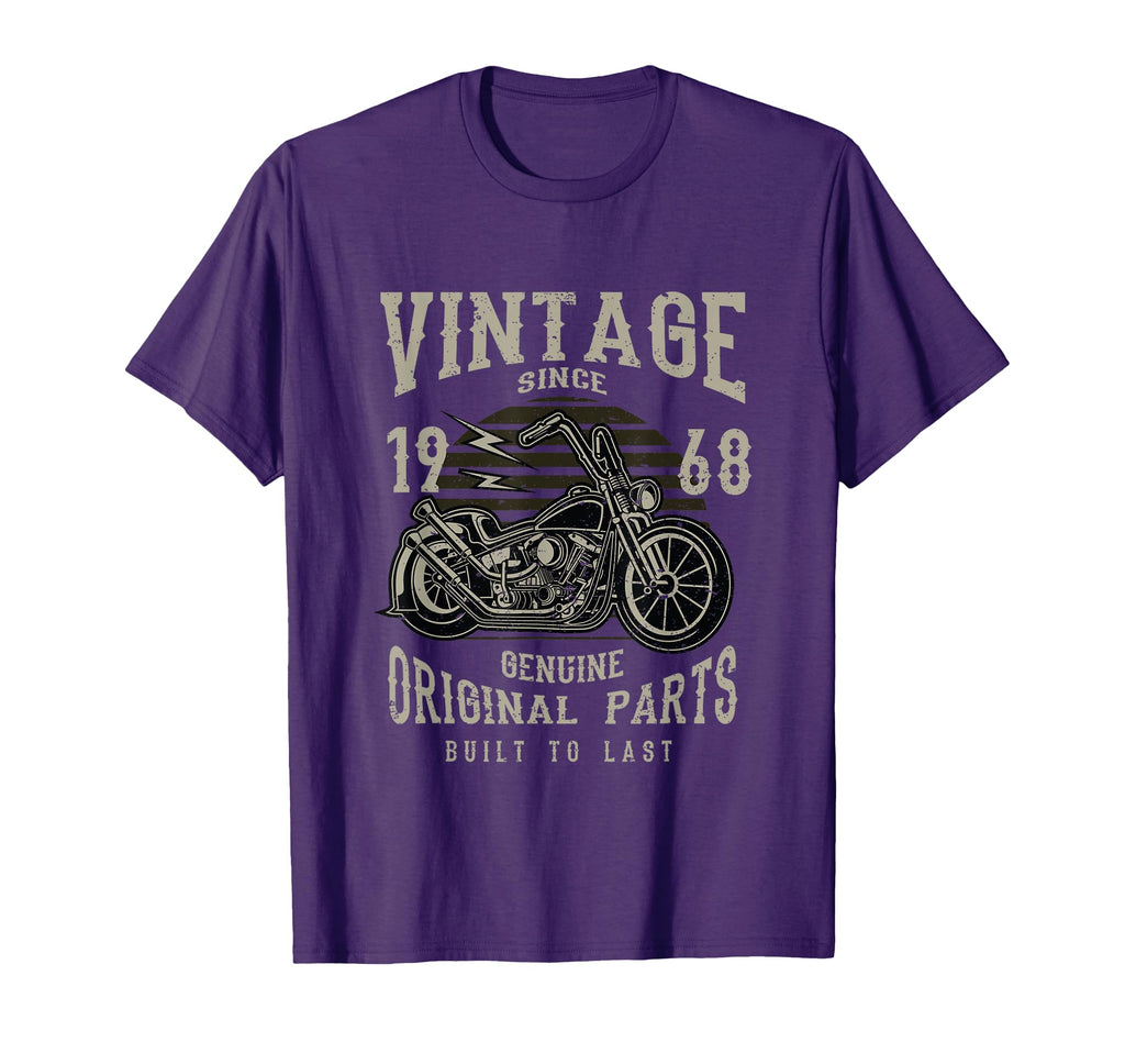 50Th Birthday 1968 Motorcycle T-Shirt - Fun Novelty Design Men Women - T-Shirt, Sweatshirt, Hoodie