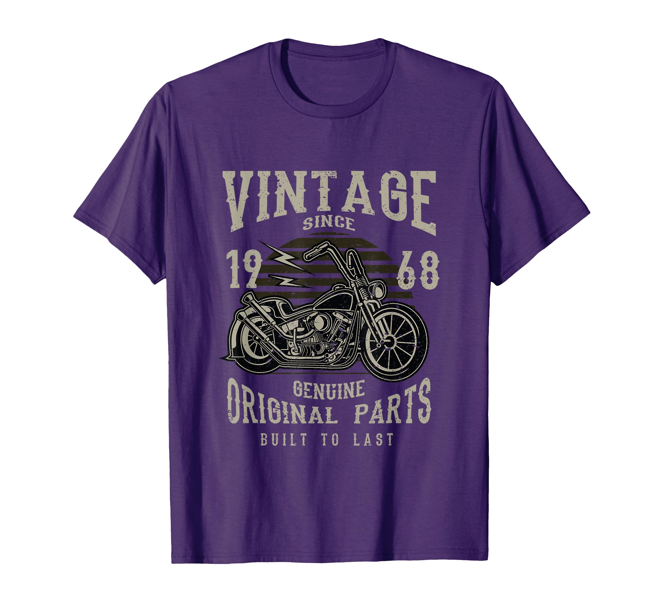 50Th Birthday 1968 Motorcycle T-Shirt - Fun Novelty Design Men Women - T-Shirt, Sweatshirt, Hoodie