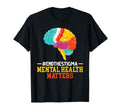 Colorful Brain Mental Health T-Shirt - Unique Graphic Men Women - T-Shirt, Sweatshirt, Hoodie