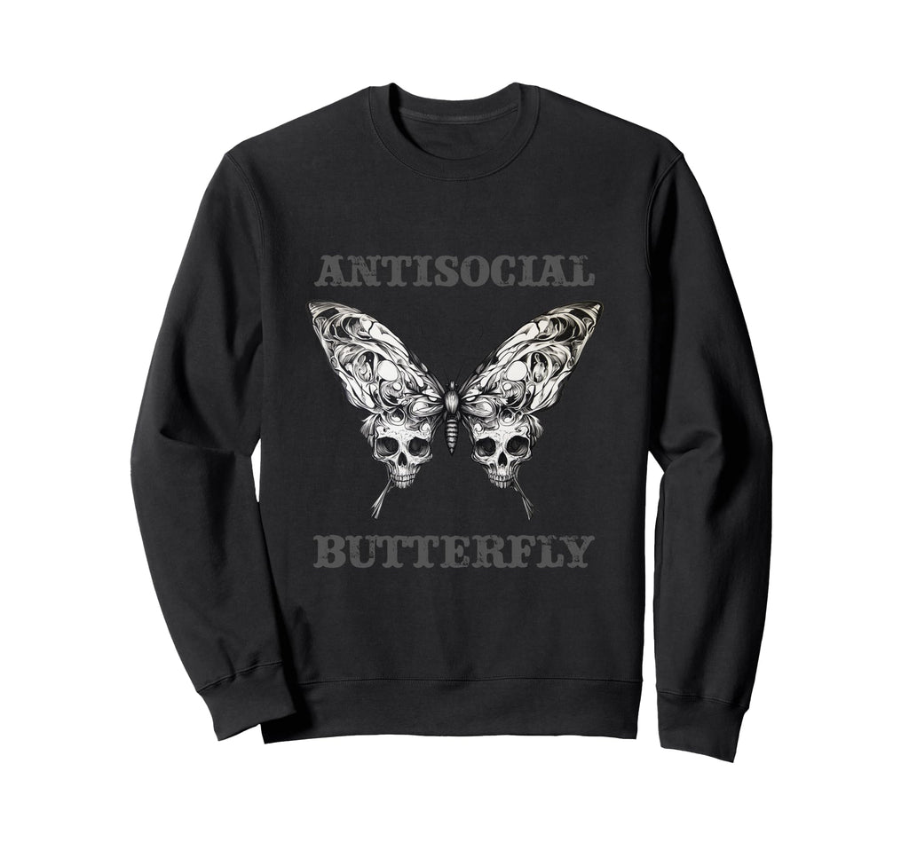 Antisocial Butterfly Gift T-Shirt - Novelty Apparel Unisex - T-Shirt, Sweatshirt, Hoodie