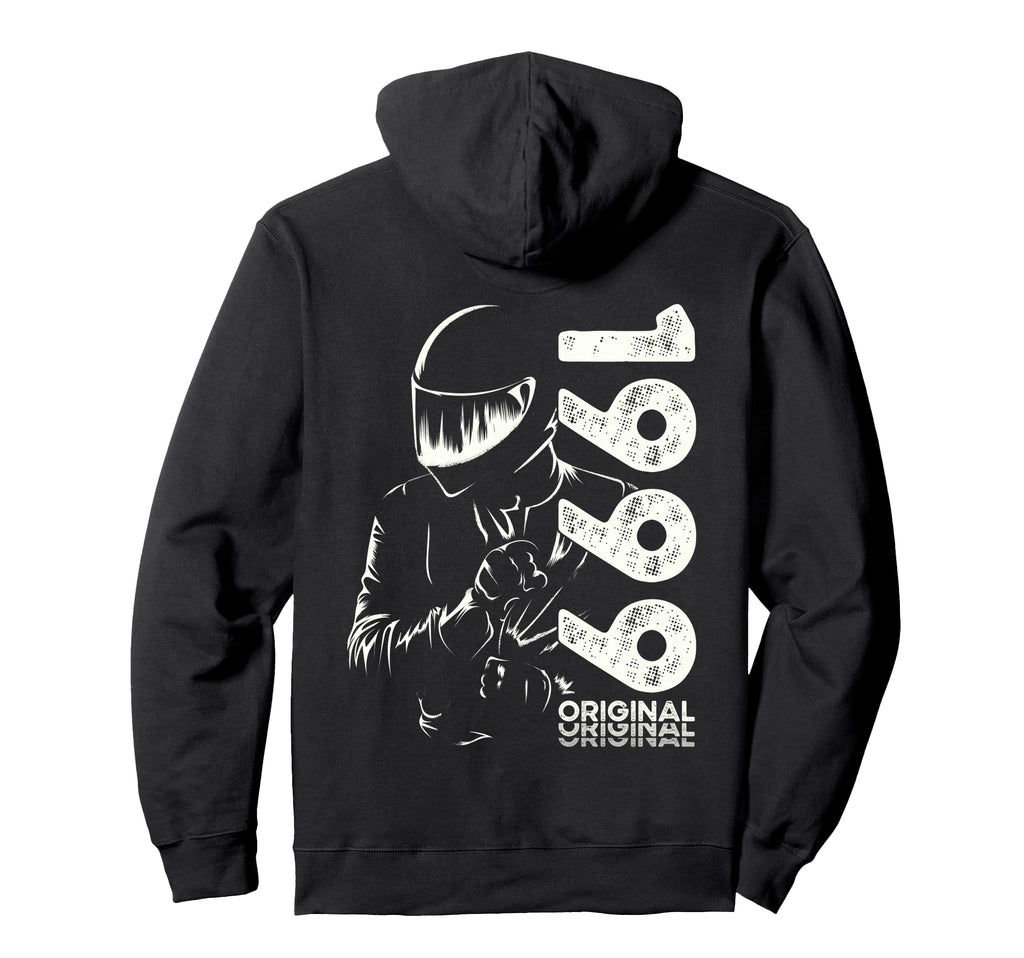 27Th Birthday Motorcycle Motorcyclist Hoodie - Novelty Apparel Unisex - T-Shirt, Sweatshirt, Hoodie