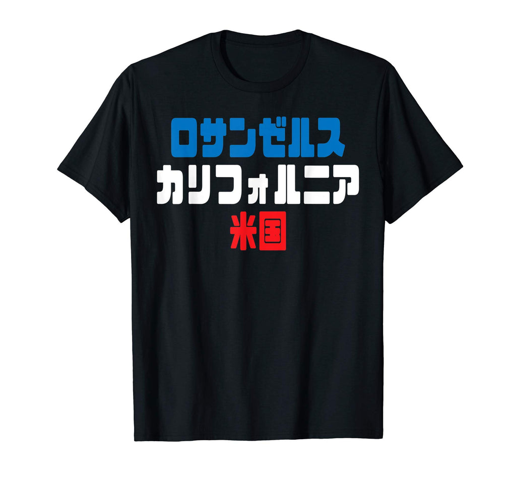 Los Angeles California Usa Japanese T-Shirt - Minimalist Print Unisex - T-Shirt, Sweatshirt, Hoodie
