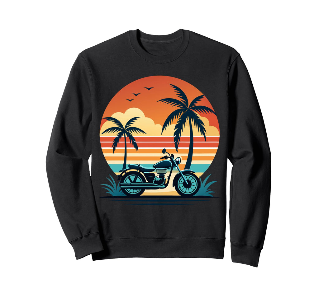 Motorbike Biker Motorcyclist Sweatshirt - Fun Novelty Design for Adults - T-Shirt, Sweatshirt, Hoodie