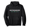Gothenburg Sweden 70S 80S Type Hoodie - Aesthetic Graphic for Adults - T-Shirt, Sweatshirt, Hoodie
