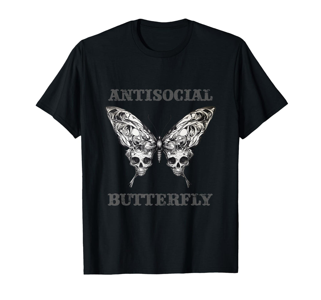 Antisocial Butterfly Gift Sweatshirt - Trendy Graphic Men Women - T-Shirt, Sweatshirt, Hoodie