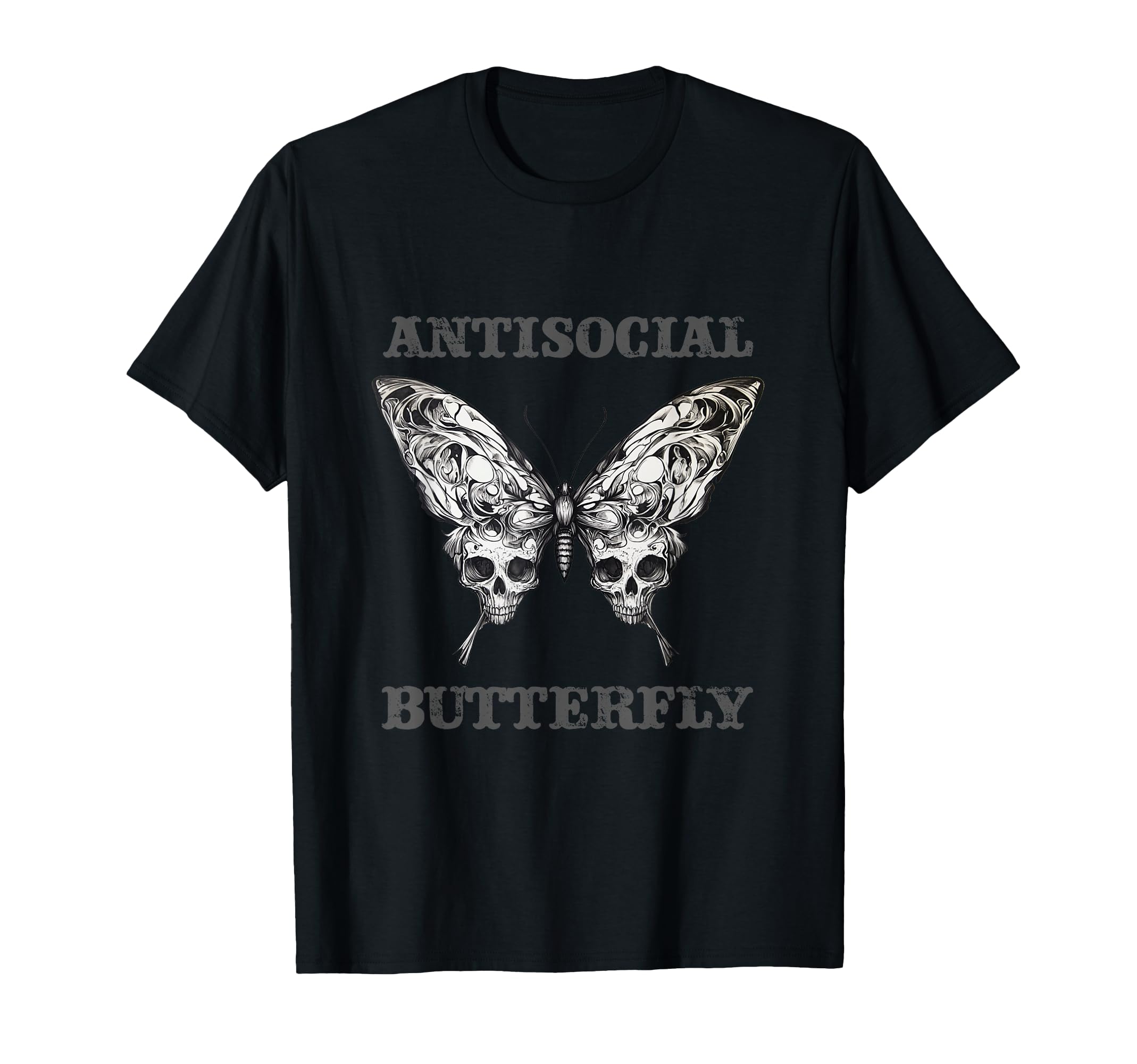 Antisocial Butterfly Gift Sweatshirt - Trendy Graphic Men Women - T-Shirt, Sweatshirt, Hoodie