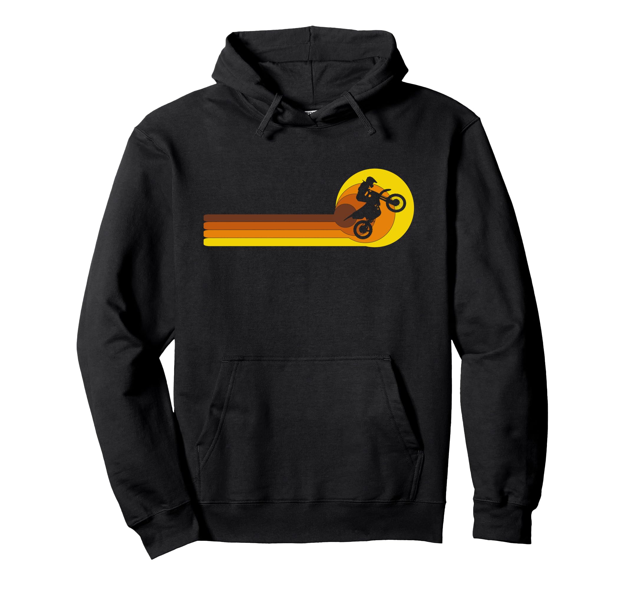 Motorcycle Pit Bike Biker 70S 80S Pitbike Hoodie - Minimalist Print Unisex - T-Shirt, Sweatshirt, Hoodie